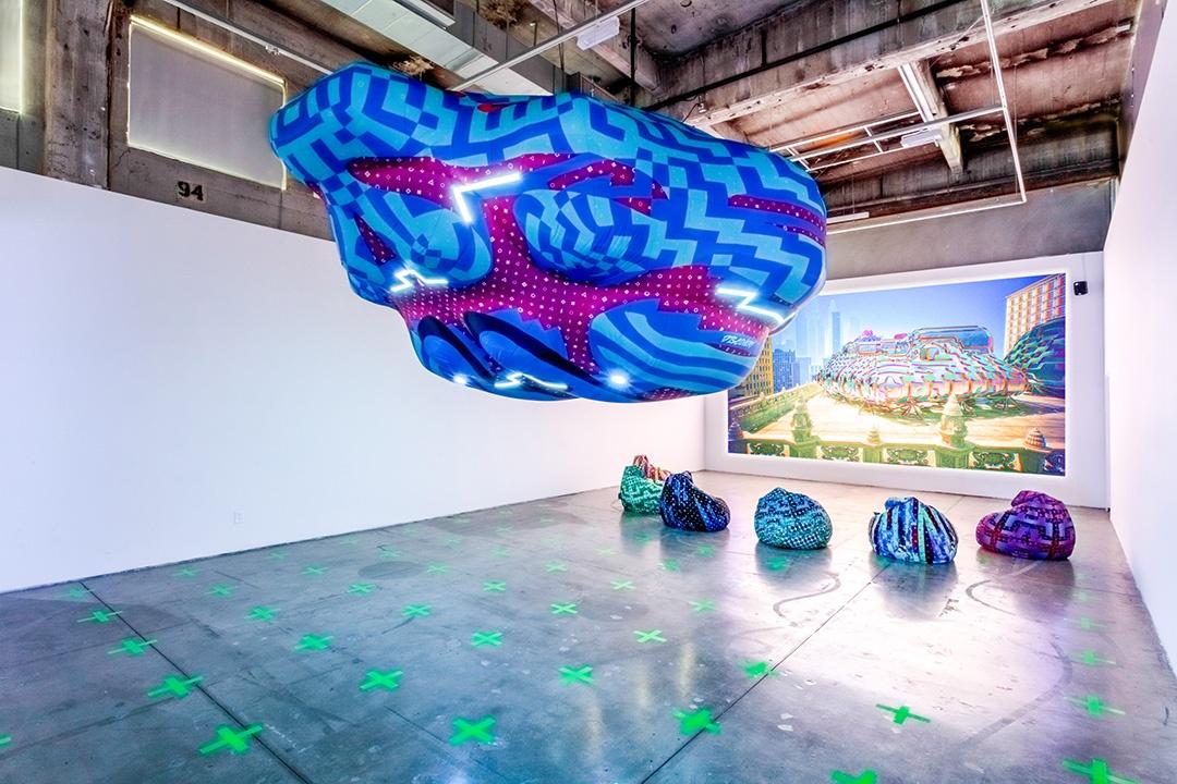 SCI-ARC Brain lifeforms.io Immersive Custom Inflatable SCI-ARC Brain