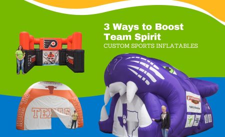 3 Ways to Boost Team Spirit - Custom Sports Inflatables
