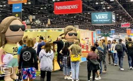 Custom Inflatable Sun Bum Mascots at Trade Show