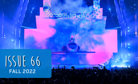 cover issue 66 Landmarketing Justin Bieber custom inflatable airplane for Justice tour